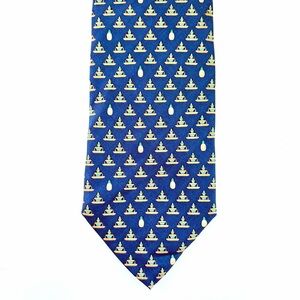 Charleston Keene Navy Pineapple Fountain Tie Men’s